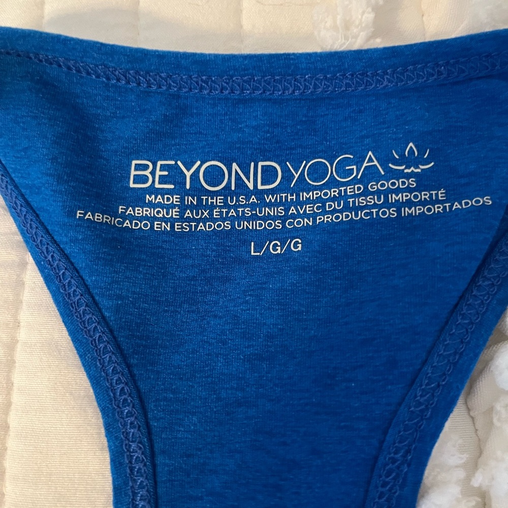 Blue Racerback Tank Top - Picture 2 of 3
